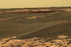 Mars Surface, Opportunity Rover Image-Jpl-caltech-Framed Premier Image Canvas
