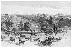 Collins Street Looking East, Melbourne, Victoria, Australia, 1886-JR Ashton-Premier Image Canvas