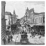Collins Street Looking East, Melbourne, Victoria, Australia, 1886-JR Ashton-Giclee Print