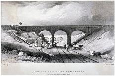 Railway Line Near Wandsworth Station, London, 1838-JR Jobbins-Giclee Print