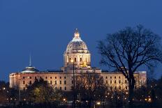 Minnesota State Capitol at Dusk-jrferrermn-Framed Photographic Print