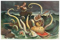 Attack Of The Royal Kraken-JS Pughe-Framed Art Print