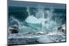 Jškulsarlon, Iceberg Remains on the Atlantic Beach-Catharina Lux-Mounted Photographic Print