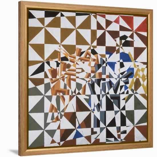 Ju-Jitsu-David Bomberg-Framed Premier Image Canvas