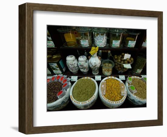 Ju Xian Ming Tea Company, Dashanlan Street, Old Beijing, China-Pete Oxford-Framed Photographic Print