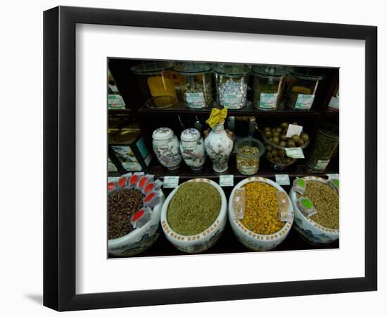 Ju Xian Ming Tea Company, Dashanlan Street, Old Beijing, China-Pete Oxford-Framed Photographic Print