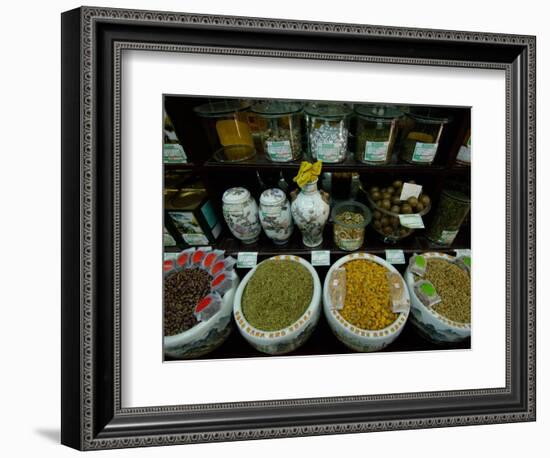 Ju Xian Ming Tea Company, Dashanlan Street, Old Beijing, China-Pete Oxford-Framed Photographic Print