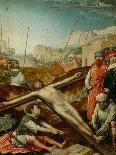 Christ nailed to the cross-Juan de Flandes-Giclee Print