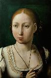 Juana or Joanna of Castile, Called "The Mad" (1479-1555) Daughter of Ferdinand II of Aragon-Juan de Flandes-Giclee Print