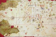 The First Map to Show America, 1912-Juan de la Cosa-Giclee Print