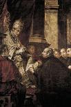 The Conversion and Baptism of St. Augustine by St. Ambrose, 1673-Juan de Valdes Leal-Giclee Print
