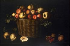 Still Life with Fruit and Goldfinch-Juan de Zurbarán-Framed Giclee Print