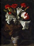 Still Life With Two Bunches of Grapes, Middle 17th Century, Spanish School-Juan Fernandez el labrador-Giclee Print