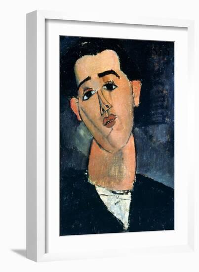 Juan Gris (1887-1927)-Amedeo Modigliani-Framed Giclee Print