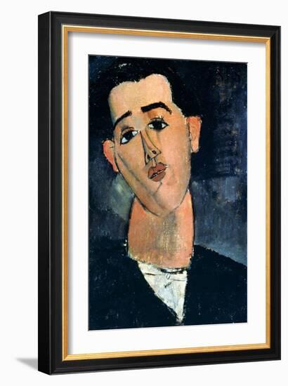 Juan Gris (1887-1927)-Amedeo Modigliani-Framed Giclee Print