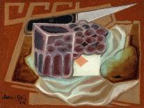 Book and Fruit Bowl-Juan Gris-Giclee Print