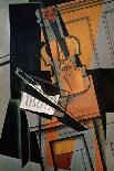 Violon et gravure accrochee (Violin and print), 1913-Juan Gris-Giclee Print