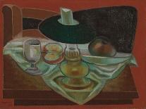 Under the Lamp; Sous La Lampe, 1925 (Oil on Canvas)-Juan Gris-Giclee Print