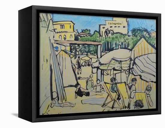 Juan-Les-Pins-George Leslie Hunter-Framed Premier Image Canvas