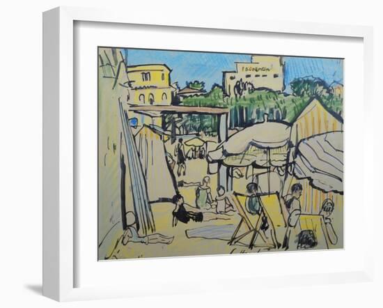 Juan-Les-Pins-George Leslie Hunter-Framed Giclee Print