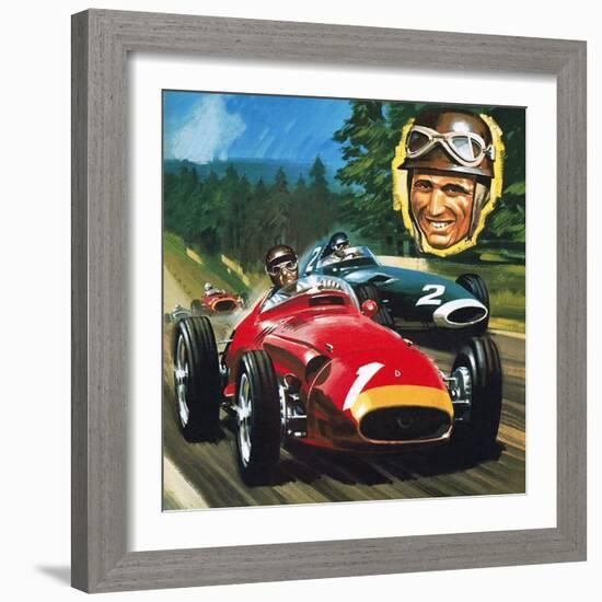 Juan Manuel Fangio-Wilf Hardy-Framed Giclee Print