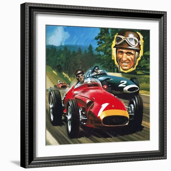 Juan Manuel Fangio-Wilf Hardy-Framed Giclee Print