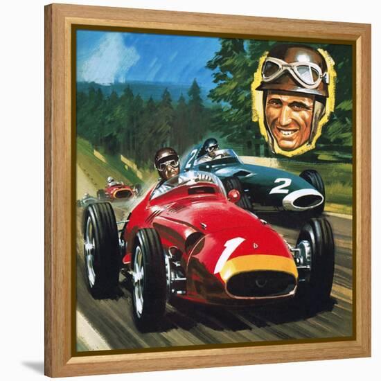 Juan Manuel Fangio-Wilf Hardy-Framed Premier Image Canvas