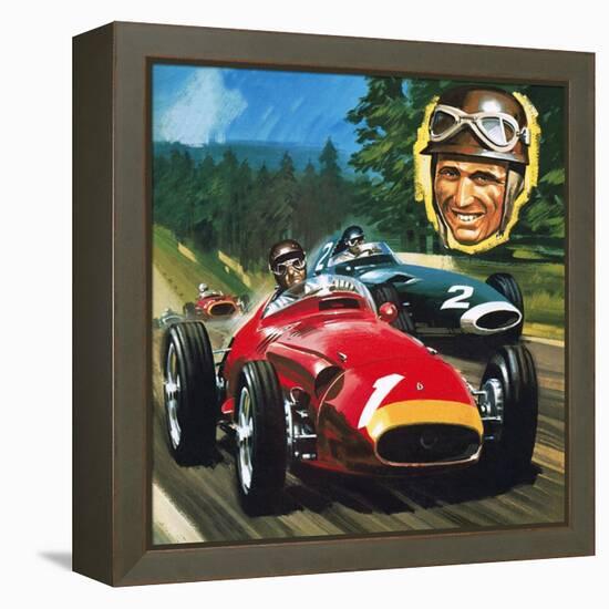 Juan Manuel Fangio-Wilf Hardy-Framed Premier Image Canvas