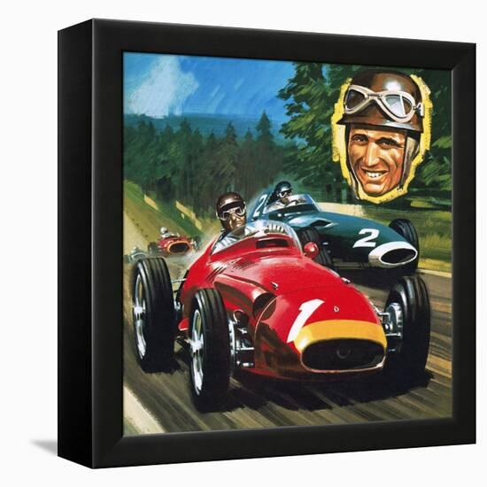 Juan Manuel Fangio-Wilf Hardy-Framed Premier Image Canvas