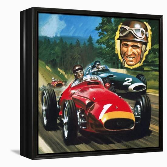 Juan Manuel Fangio-Wilf Hardy-Framed Premier Image Canvas