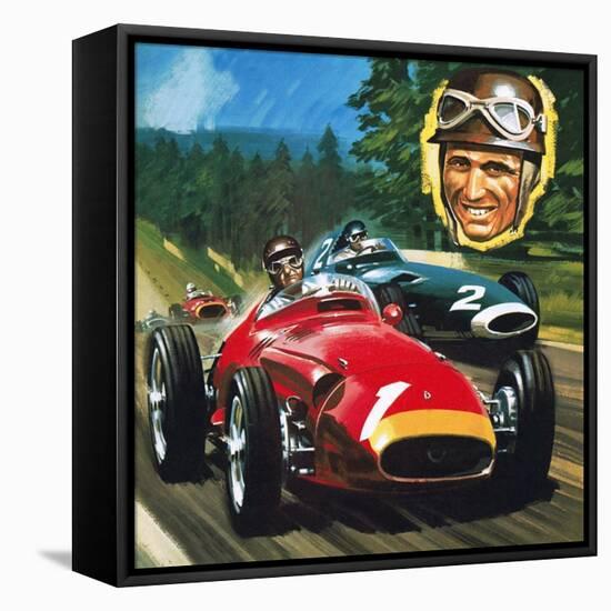 Juan Manuel Fangio-Wilf Hardy-Framed Premier Image Canvas