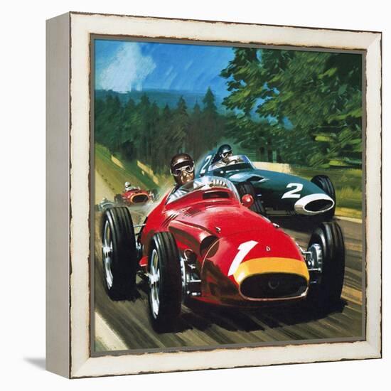 Juan Manuel Fangio-Wilf Hardy-Framed Premier Image Canvas