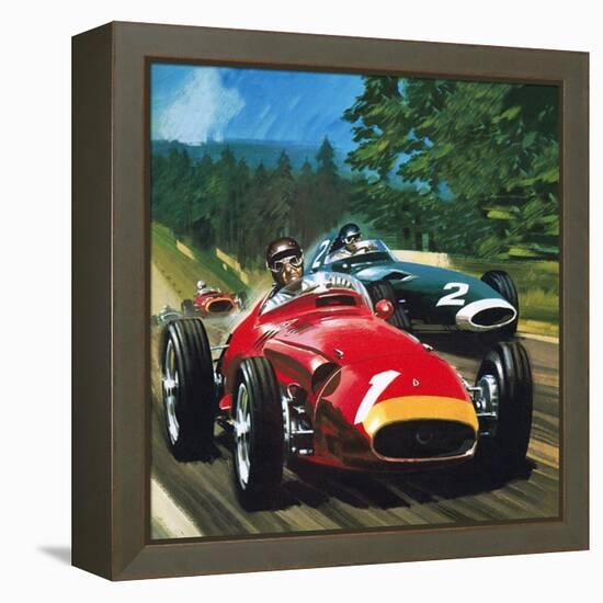 Juan Manuel Fangio-Wilf Hardy-Framed Premier Image Canvas