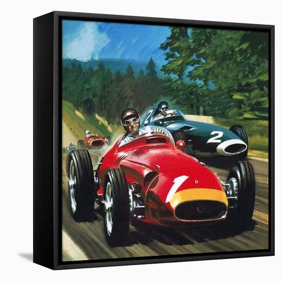 Juan Manuel Fangio-Wilf Hardy-Framed Premier Image Canvas