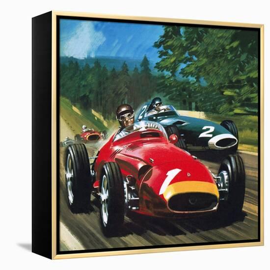 Juan Manuel Fangio-Wilf Hardy-Framed Premier Image Canvas