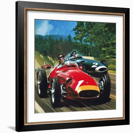 Juan Manuel Fangio-Wilf Hardy-Framed Giclee Print