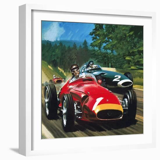 Juan Manuel Fangio-Wilf Hardy-Framed Giclee Print