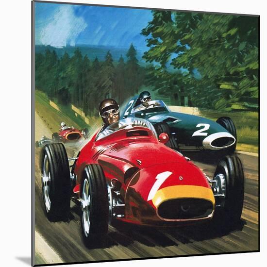 Juan Manuel Fangio-Wilf Hardy-Mounted Giclee Print