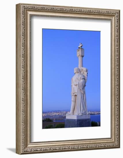 Juan Rodriguez Cabrillo Statue-Richard Cummins-Framed Photographic Print