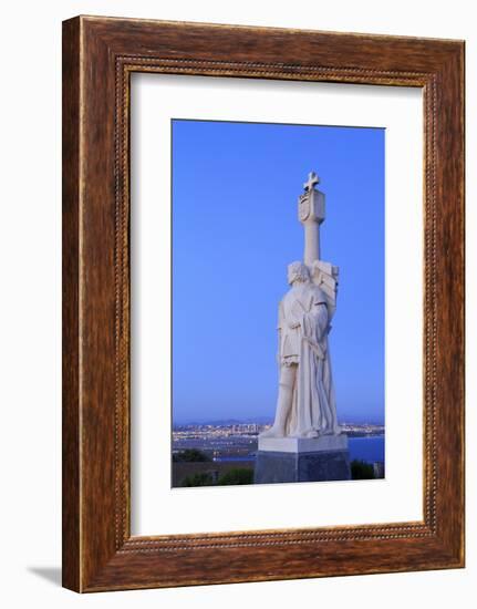 Juan Rodriguez Cabrillo Statue-Richard Cummins-Framed Photographic Print