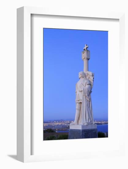 Juan Rodriguez Cabrillo Statue-Richard Cummins-Framed Photographic Print