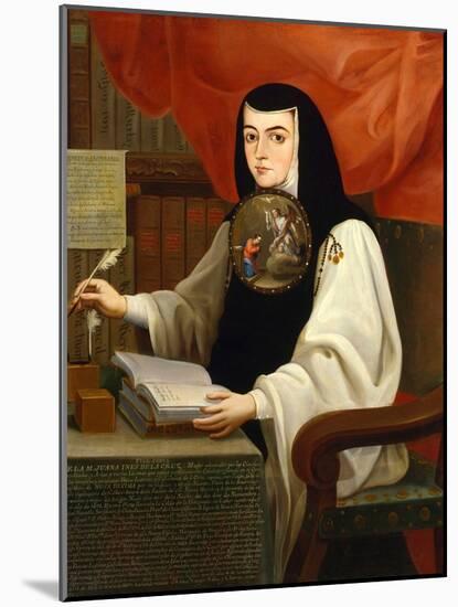 Juana Inés De La Cruz, 1772-Andres De Islas-Mounted Giclee Print