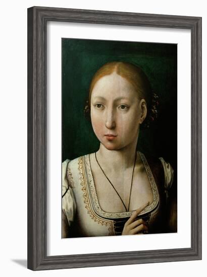 Juana the Mad (1473-1555)-Juan de Flandes-Framed Giclee Print