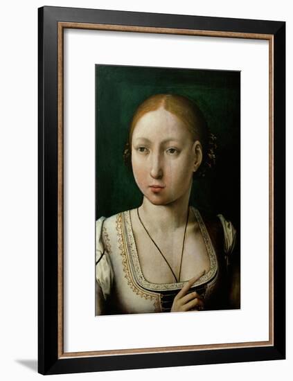 Juana the Mad (1473-1555)-Juan de Flandes-Framed Giclee Print