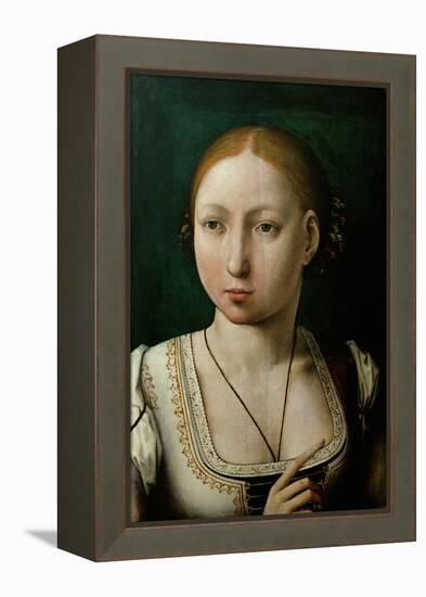 Juana the Mad (1473-1555)-Juan de Flandes-Framed Premier Image Canvas