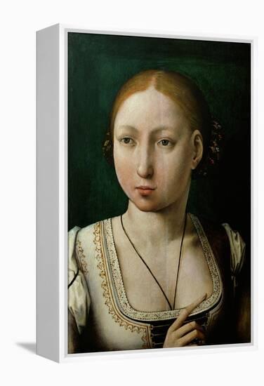 Juana the Mad (1473-1555)-Juan de Flandes-Framed Premier Image Canvas