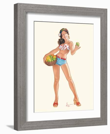 Juanita I-Patrick Hitte-Framed Art Print