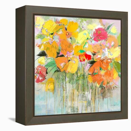 Jubilant-Jin Jing-Framed Stretched Canvas