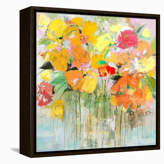 Jubilant-Jin Jing-Framed Stretched Canvas