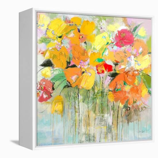 Jubilant-Jin Jing-Framed Stretched Canvas